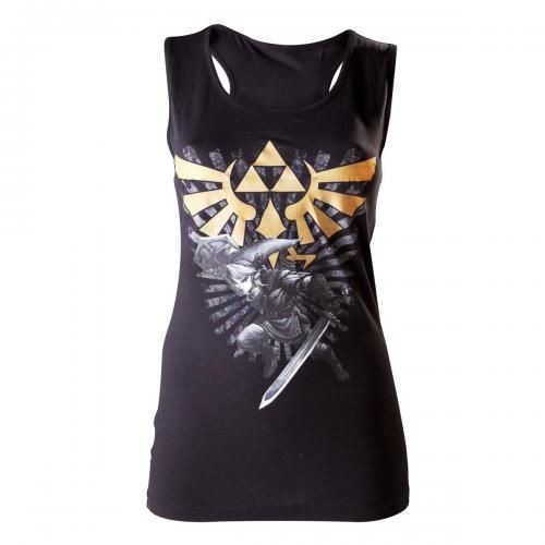 Nintendo - Black. Zelda Female Tank Top - Xl Pc