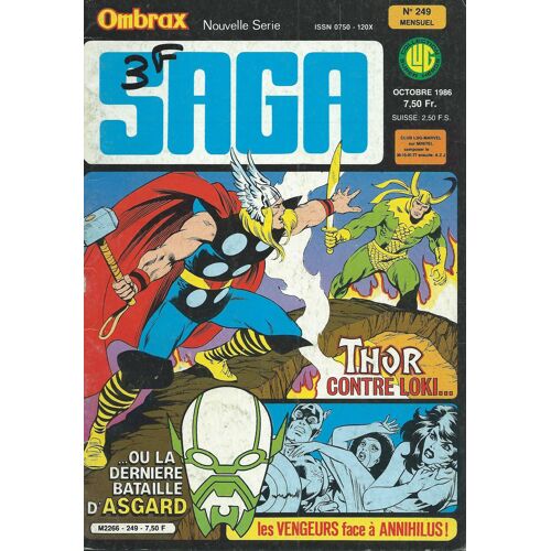 Thor / Les Vengeurs ( The Avengers ) : Ombrax Saga N° 249 ( 10 Octobre 1986 )
