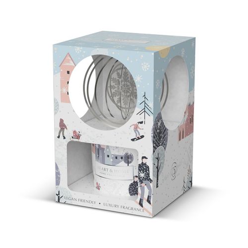 Coffret décoration de sapin avec bougie  Heart and Home