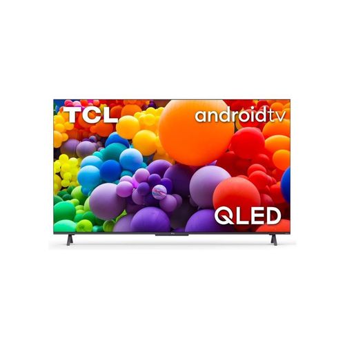 TCL 50C725 - 50" TV LCD rétro-éclairée par LED - QLED - Smart TV - Android TV - 4K UHD (2160p) 3840 x 2160 - HDR - Quantum Dot - aluminium brossé