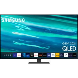 Samsung QE85Q80AAT - 85" Q80A Series TV LCD rétro-éclairée par LED - QLED - Smart TV - Tizen OS - 4K UHD (2160p) 3840 x 2160 - HDR - Quantum Dot