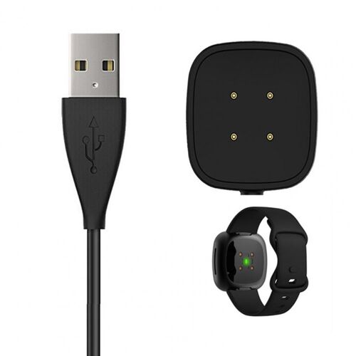 Montre Connectée Portable, 100cm, Câble De Chargement Rapide, Usb, Pour Fitbit-Versa3/Sense