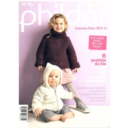 Catalogue Tricot Phildar N°208 – Maille Layette 1991 + Catalogue Gratuit (occasion)