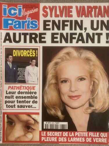 Ici Paris Magazine N 2675 - 09/10/96 - Sylvie Vartan, Line Renaud, Valeria Bruni-Tedeschi, Patrick Sébastien, Teri Moise, Charles Azanavour, Tiffani Amber-Thiessen…