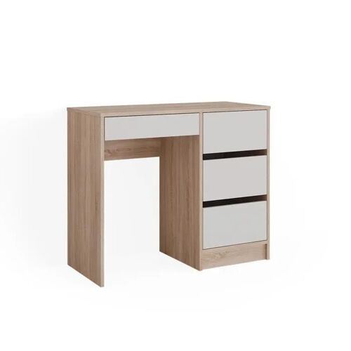 Vicco Coiffeuse Sherry, Sonoma, 90 cm avec 4 tiroirs