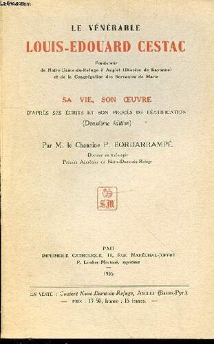 Le Venerable Louis-Edouard Cestac