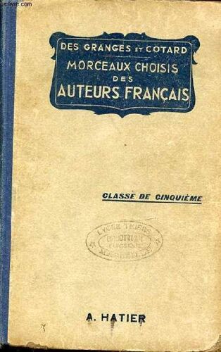Morceaux Choisis - Lecture Et Explication - Recitation - Classe De Cinquieme