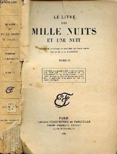 Le Livre Des Mille Nuits Et Une Nuit - Tome 11 -