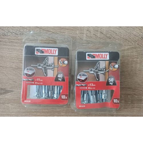 2 boîtes Chevilles Métalliques à Expansion