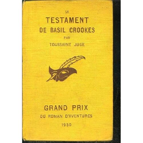 Le Testament De Basil Crookes