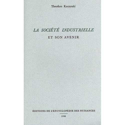 La Société Industrielle Et Son Avenir
