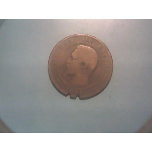 10 Centimes Napoleon Iii 1855 K Ancre