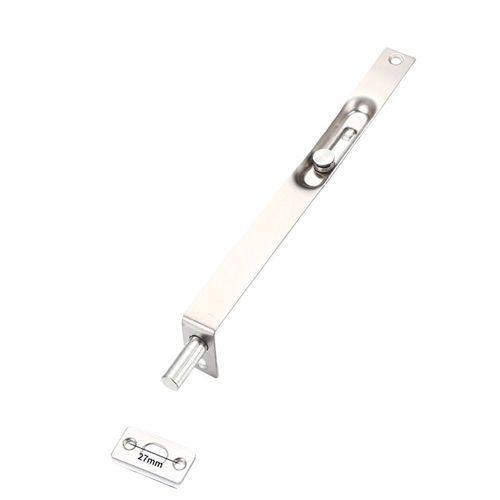 Serrure de porte dissimulée en acier inoxydable, boulon de verrouillage 18mm 8 pouces