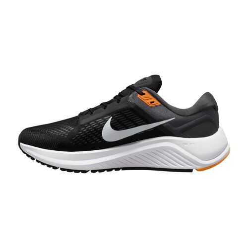 Chaussures De Running Nike Air Zoom Structure 24 Noir / Platine Pur / Anthracite / Orange
