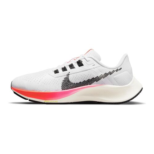 Chaussures De Running Femme Nike Air Zoom Pegasus 38 - Blanc / Noir / Gris / Explosion Rose - 36