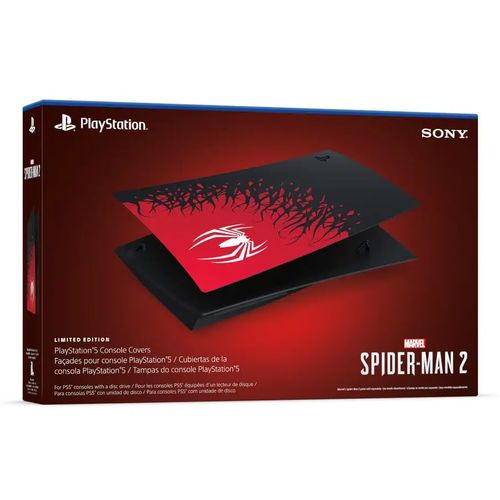 Façade / Cover Pour Console Ps5 Standard Marvel's Spider-Man 2 - Edition Limitée