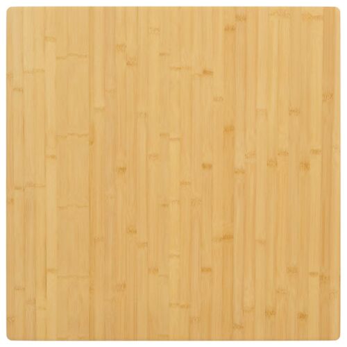 Vidaxl Dessus De Table 70x70x4 Cm Bambou