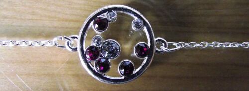 Bracelet De 23cm Pierre Ricaud Orné De Swarovski 