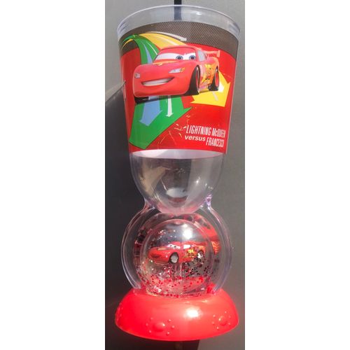 Verre Boule De Neige Cars World Grand Prix Disneyland Paris, Pixar, Disney, Dessin Animé, Animation, Mug, Verre, Figurine