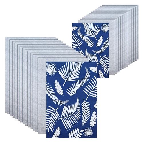 Kit De Papier D'impression Solaire, Format Bleu, Papier D'impression Naturel Pour Enfants, 48 Feuilles