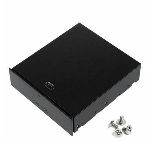 Boîte de rangement pour ordinateur de bureau, tiroir pour disques optiques, supports de stockage pour panneau avant de 5.25 pouces