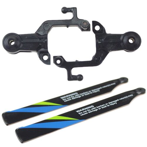Pièces de rechange d'hélicoptère Wltoys V911S RC: 1 ensemble V988 V911S V930 ensemble de poignées de lame principale, ensemble de pinces de Rotor et 1 ensemble de lames/M V911S