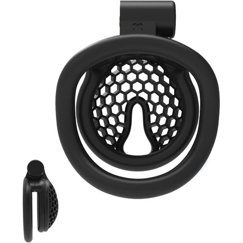 Kal-Mini Dispositif De Chasteté En Résine Pour Homme, Dispositif De Chasteté Inversé, Cage À Coq, Jouets Sexuels Pour Adultes, Pour Homme, Sissy Cage, Jouets Sexuels Pour Couples (Flugzeug,Noir)