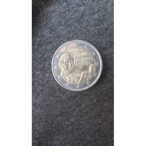 Vends Pièce De 2 Euros Appel 18 Juin De 2010   