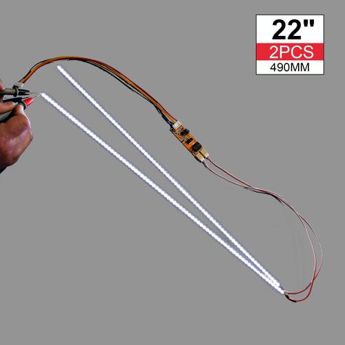 Kit de bande lumineuse à rétroéclairage LED, DC 10-30V, CCFL 22 pouces, écran LCD vers moniteur LED Tech, 490mm, nouveau