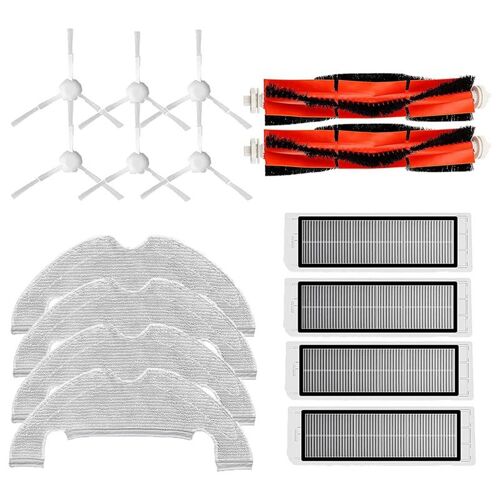 Ensemble d'accessoires de remplacement pour aspirateur robot Dreame D10 Plus, ensemble de brosses principales, lingettes latérales, livre