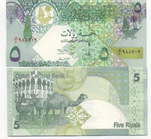 Billets De Banque Qatar Pk N° 21 - 5 Riyals