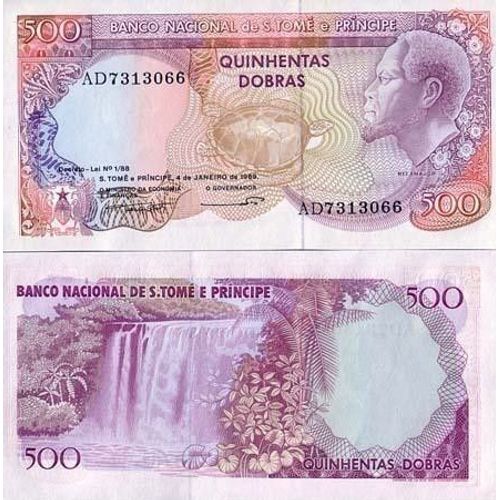 Billet De Banque Saint Thomas & Prince Pk N° 61 - 500 Dobras