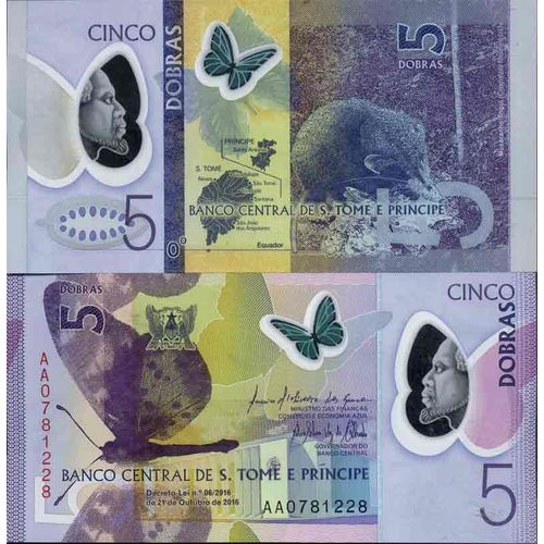 Billet De Banque Collection Saint Thomas Et Prince - Pk N° 999 - 5 Dobras