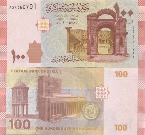 Billet De Collection Syrie Pk N° 113 - 100 Pounds