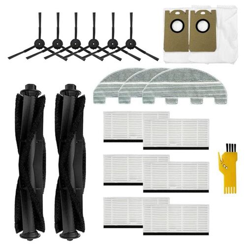 Kit d'accessoires de remplacement pour aspirateur Robot Proscenic M8 PRO M8, brosses principales, filtre, sacs à poussière