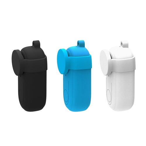 coque de protection pour caméra de sport, anti-rayures, étui Flexible en Silicone, capuchon d'objectif de caméscope noir