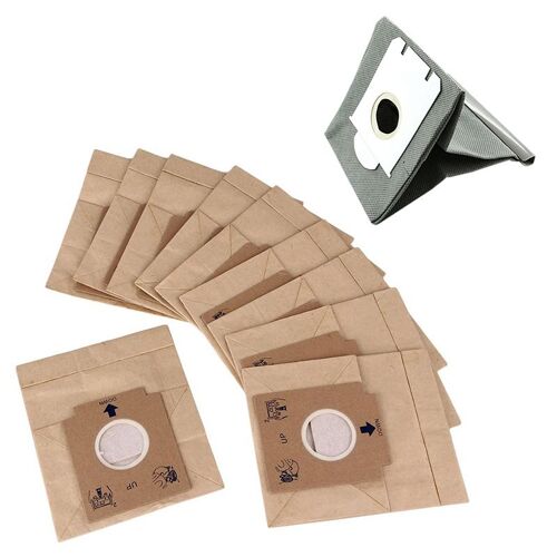 Sacs à poussière pour aspirateur, filtre, sac à poussière, 10 pièces ingentes, 1 pièce grise, promotion! 11 pièces