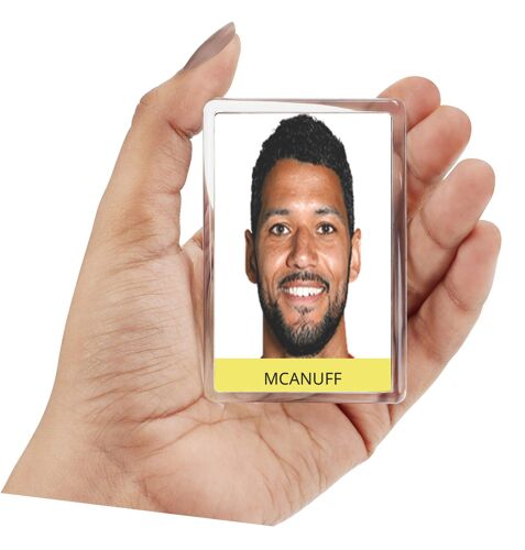 Magnet Frigo : Joueur De Foot Joel Joshua Frederick Mcanuff Ref : 604