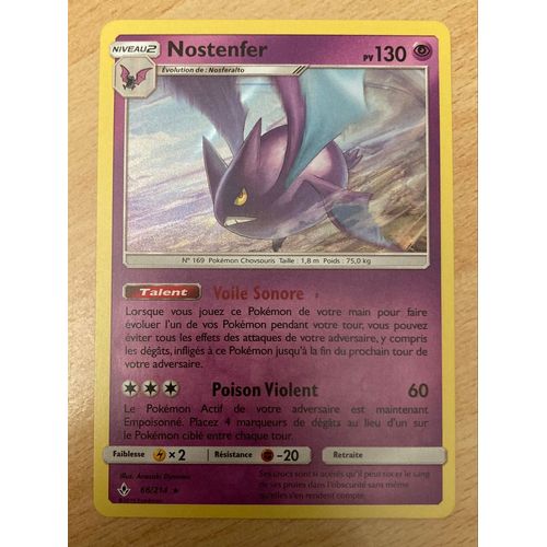 (2445) Nostenfer 66/214 Pokemon 