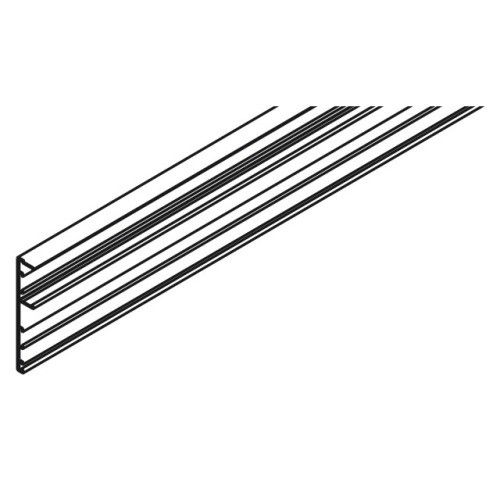 Bandeau cache-rail - porte coulissante - type Z - 2 m - Junior 80 - 100 HAWA