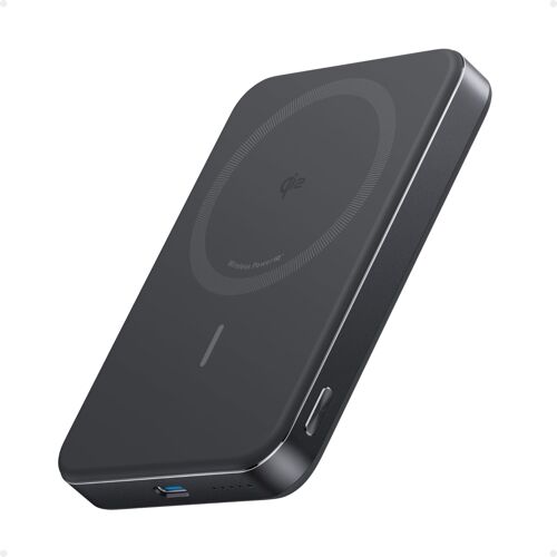 Anker A1664h11 Banque D'alimentation Électrique 10000 Mah Recharge Sans Fil Noir