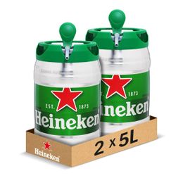 Heineken Bière Blonde 2 Fûts De 5l 5°