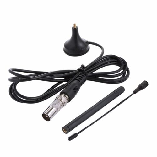 Antenne Numérique Intérieure Noire Dvb-T, 25db, Amplificateur Aérien Pour Télévision Hd, Câble