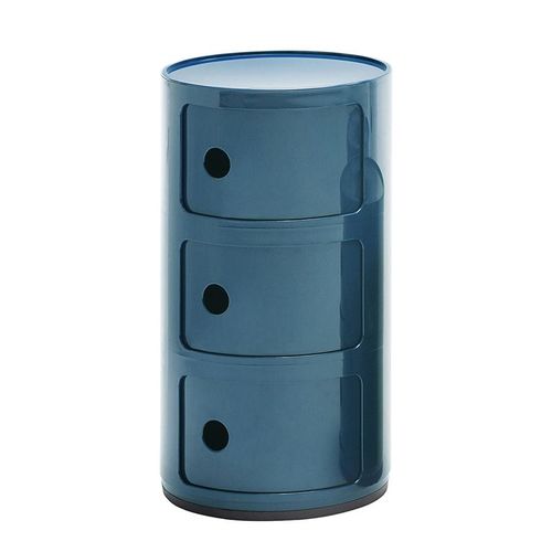 Kartell Table De Chevet Componibili À Trois Éléments (Bleu - Abs)