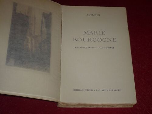 Marie Bourgogne. Eaux-Fortes Et Dessins De Joanny Drevet. (Cités, Paysages.)