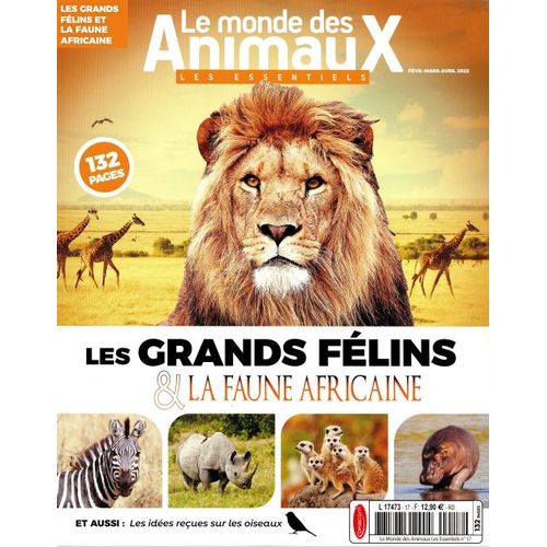 Le Monde Des Animaux Les Essentiels 17 Les Grands Felins Et La Faune Africaine