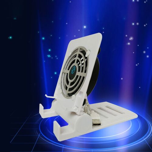 Ventilateur de bureau USB pour téléphone, coussin de refroidissement silencieux, support pliable pour smartphone, tablettes, lapmedicaments