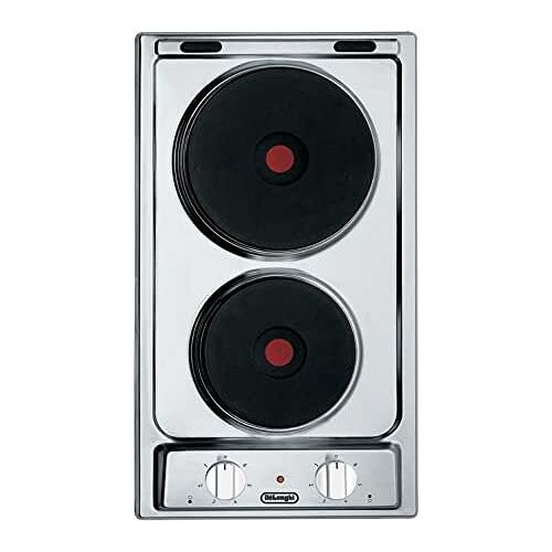 De Longhi Série Domino Plaque de cuisson électrique 2 feux 30 cm Inox