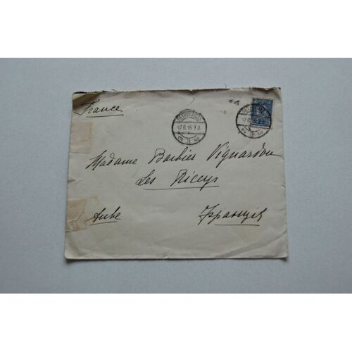 Enveloppe Envoyée De Saint Pétersbourg En France En 1915