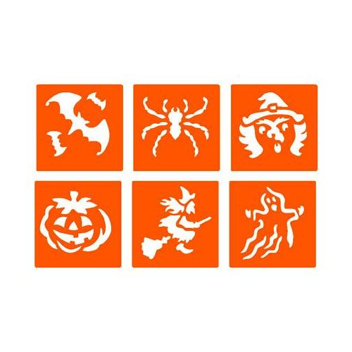 Lot 6 Pochoirs Halloween